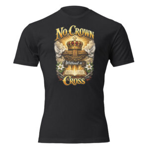 Unisex Fitted T-Shirt - No Crown Without A Cross