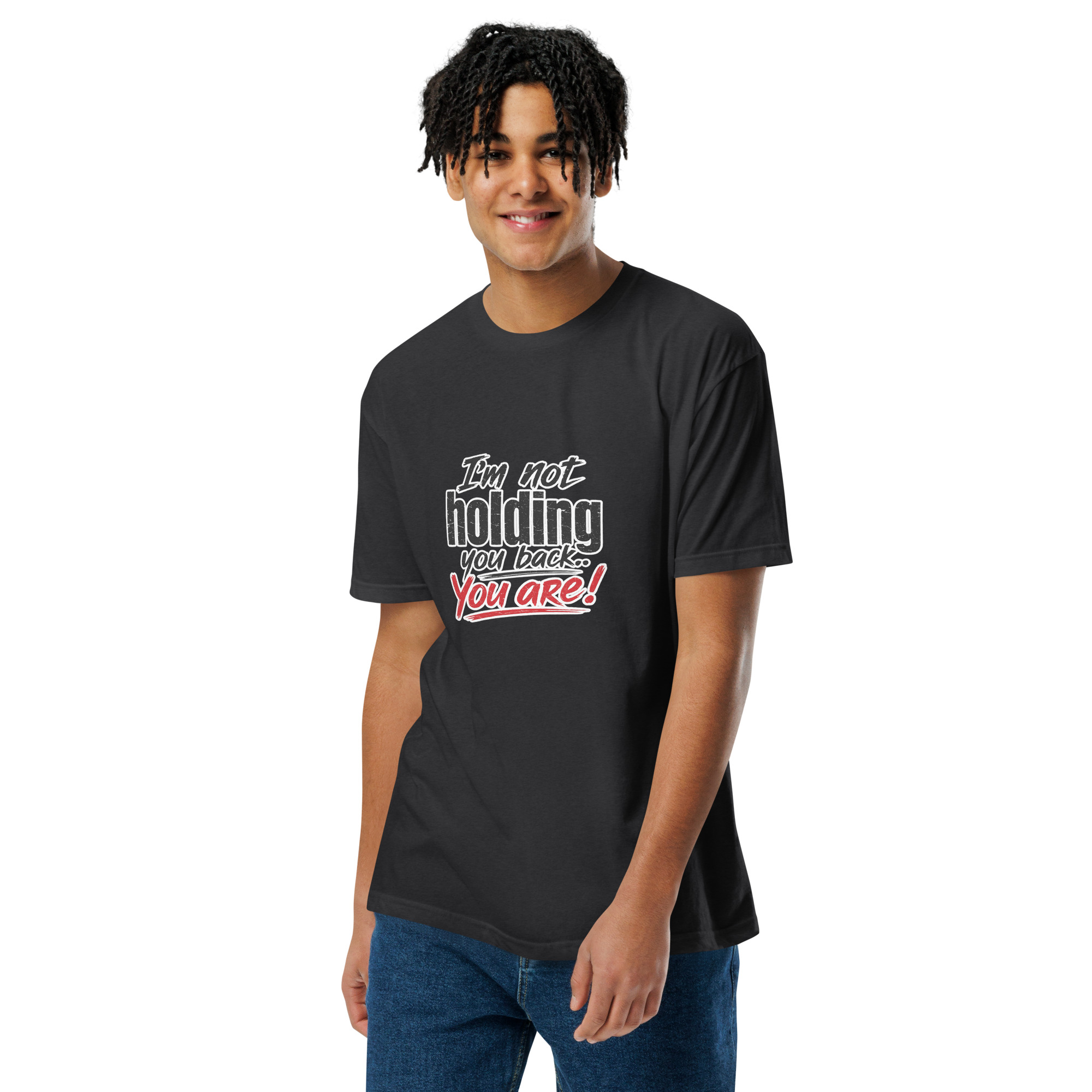 Unisex Fitted T-Shirt - NOT HOLDING