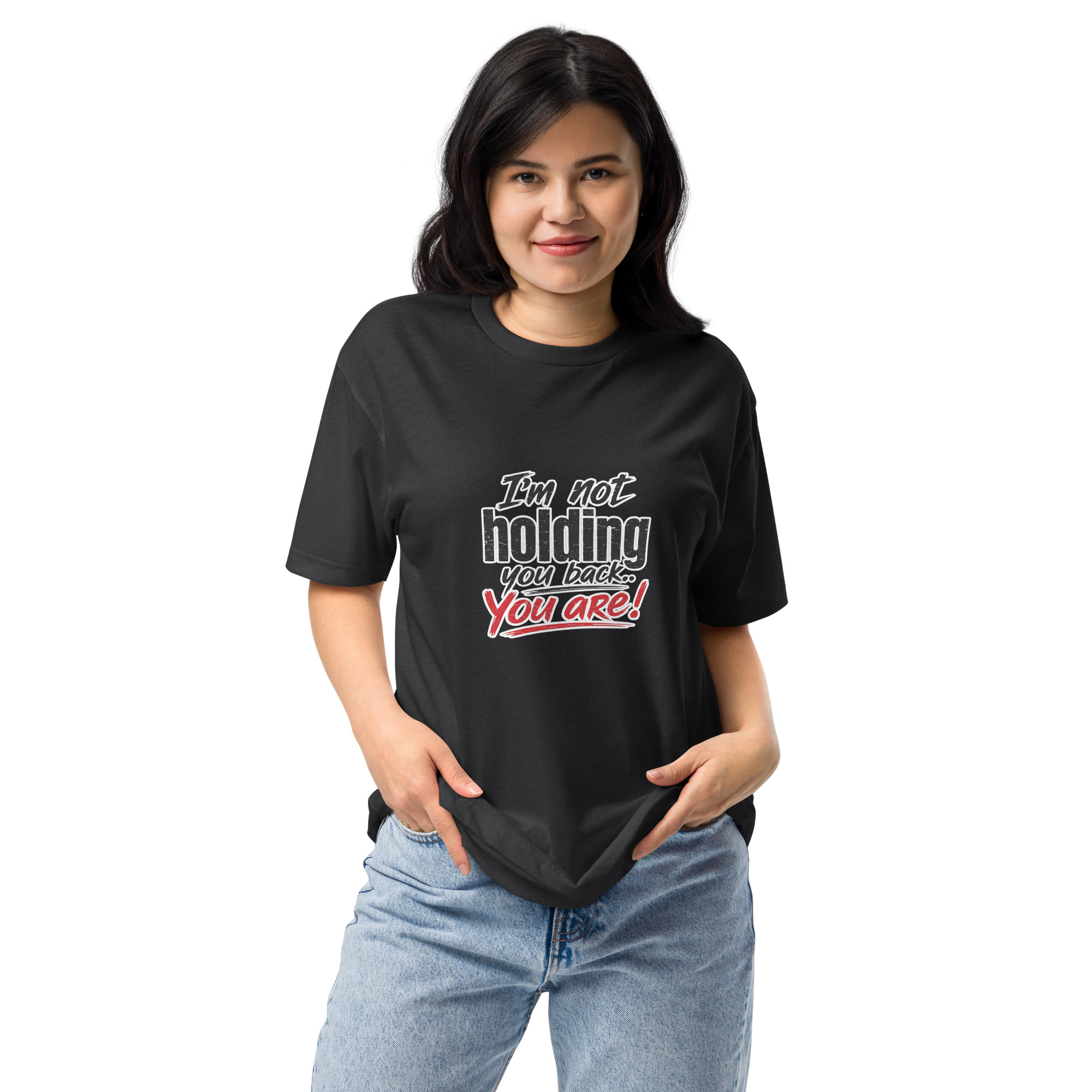 Unisex Fitted T-Shirt - NOT HOLDING - Image 2