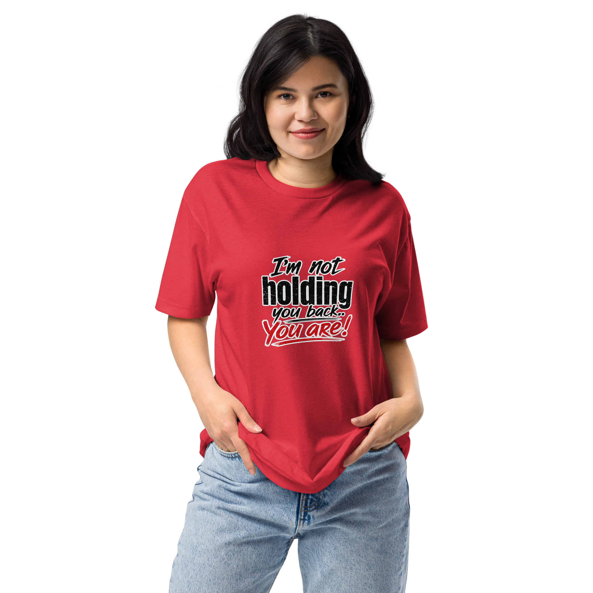 Unisex Fitted T-Shirt - NOT HOLDING - Image 3