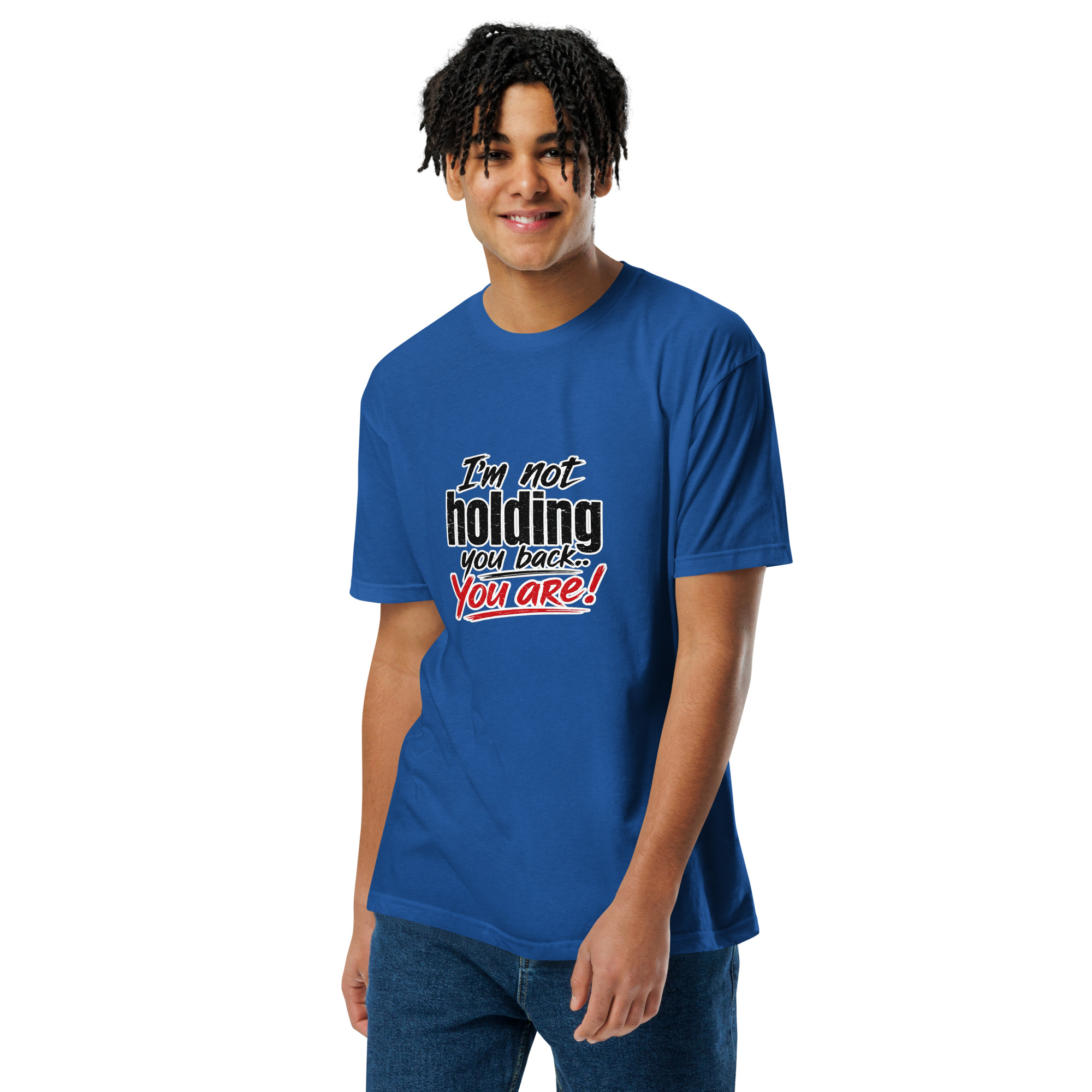 Unisex Fitted T-Shirt - NOT HOLDING - Image 5