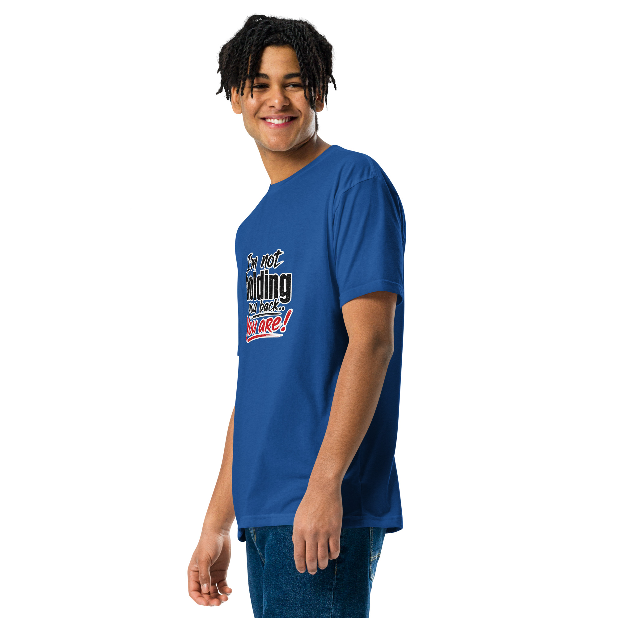 Unisex Fitted T-Shirt - NOT HOLDING - Image 6