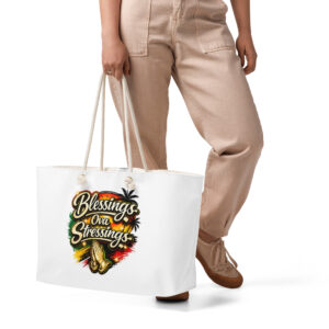 Oversized weekender bag BLESSINGS OVA STRESSINGS