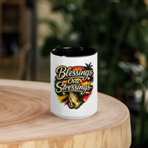 Mug with Color Inside BLESSINGS OVA STRESSINGS